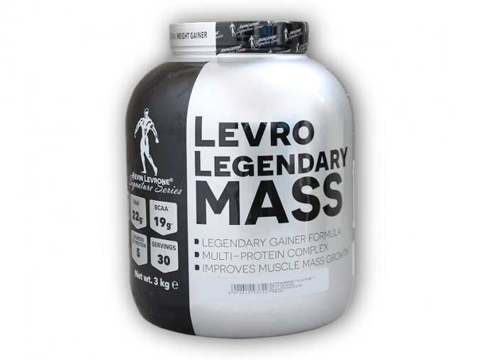 Kevin Levrone Levro Legendary Mass 3000g  + šťavnatá tyčinka ZDARMA