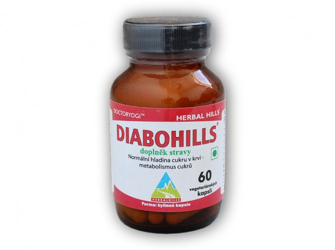Herbal Hills Diabohills 60 vege kapslí