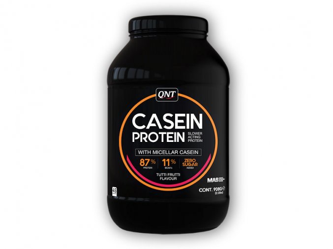 QNT QNT Casein Protein 908g  + šťavnatá tyčinka ZDARMA