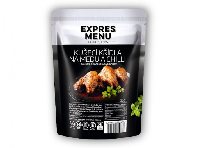 Expres Menu Kuřecí křídla na medu a chilli (SCD) 300g