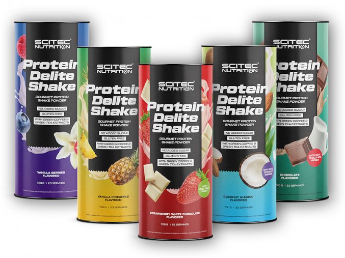 Scitec Nutrition Protein Delite Shake 700g  + šťavnatá tyčinka ZDARMA