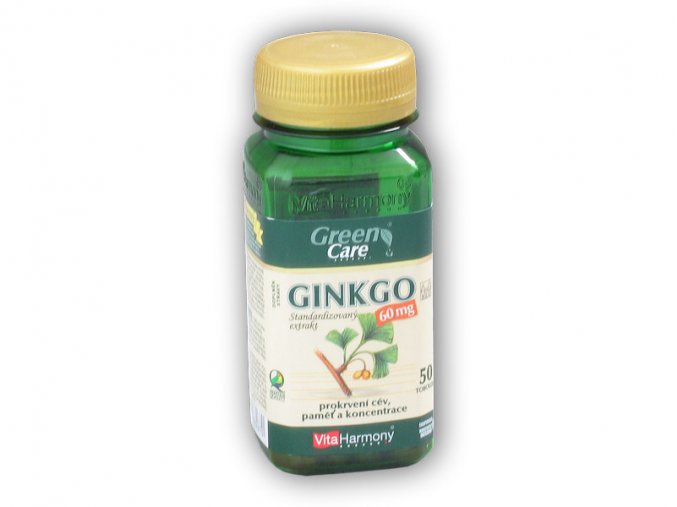 VitaHarmony Ginkgo 60mg extrakt 50 kapslí