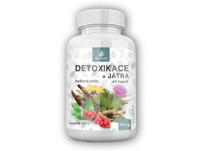 Allnature Detoxikace bylinný extrakt 60 kapslí