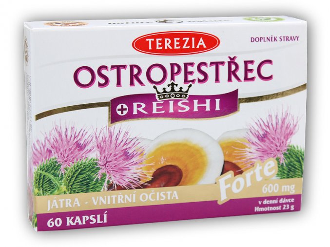 Terezia Ostropestřec + Reishi forte 60 kapslí