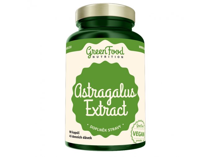 GreenFood Nutrition Astragalus extract 90 kapslí