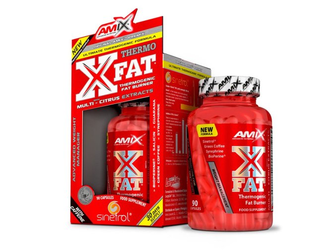 Amix X-Fat Thermogenic Fat Burner 90 kapslí  + šťavnatá tyčinka ZDARMA