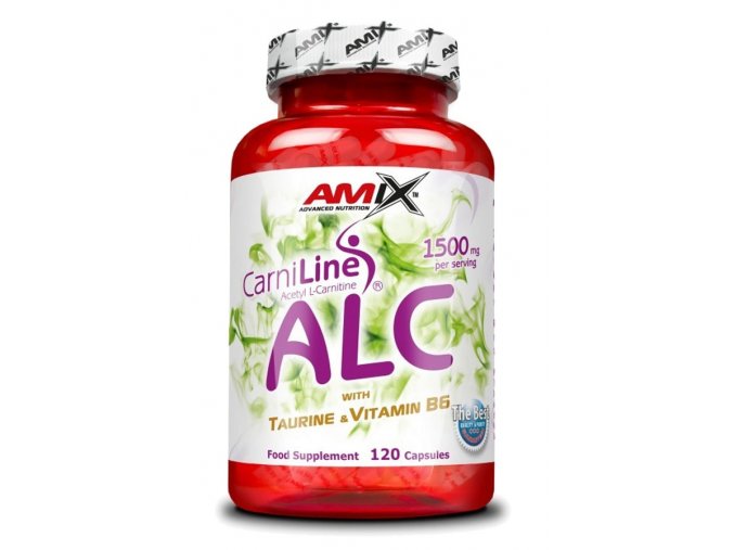 Amix ALC with Taurine + Vitamin B6 120 kapslí