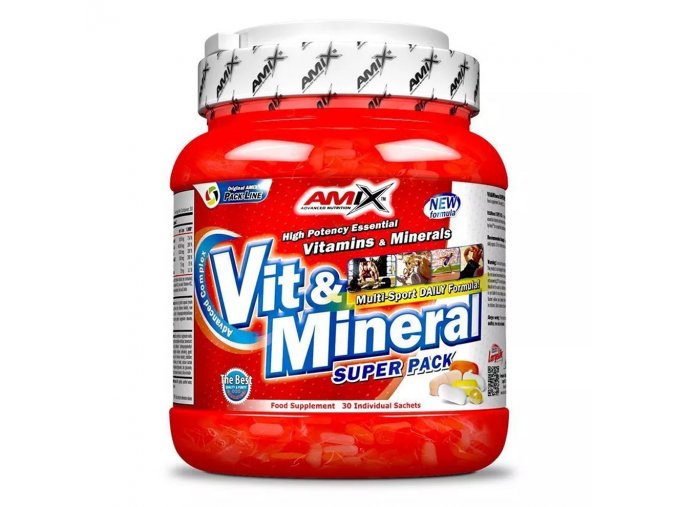 Amix Super Pack Vit & Mineral 30 dávek  + šťavnatá tyčinka ZDARMA