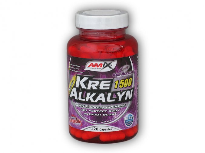 Amix Kre-Alkalyn 120 kapslí  + šťavnatá tyčinka ZDARMA