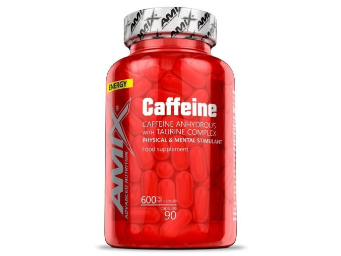 Amix Caffeine 200mg with Taurine 90 kapslí