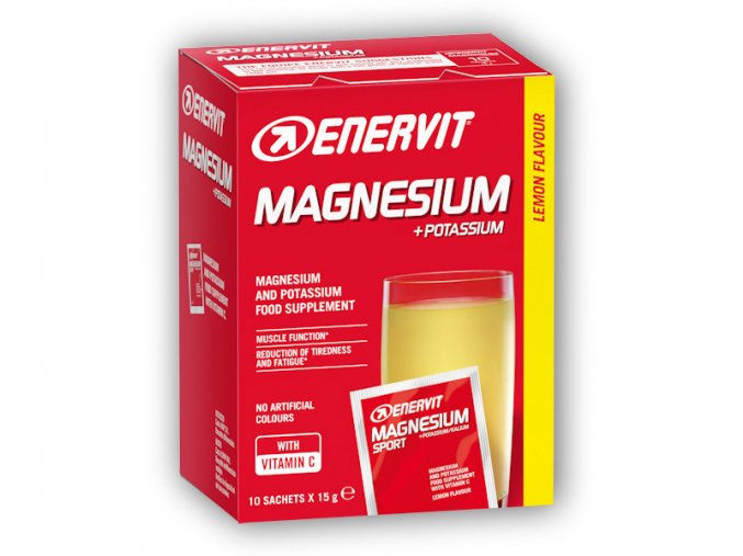 Enervit Magnesium + Potassium 10 x 15g sáčky