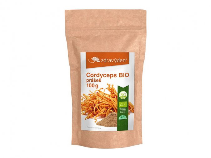 Zdravý den Cordyceps BIO prášek 100g