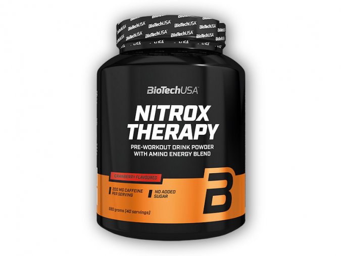 BioTech USA Nitrox Therapy 680g  + šťavnatá tyčinka ZDARMA