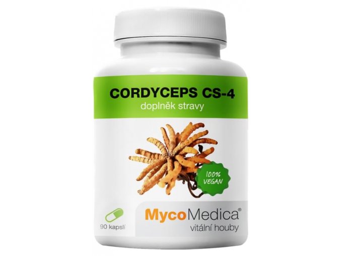 MycoMedica Cordyceps CS-4 90 kapslí  + šťavnatá tyčinka ZDARMA