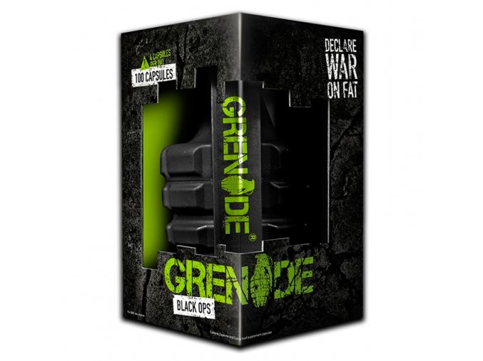 Grenade Grenade Black OPS 100 kapslí  + šťavnatá tyčinka ZDARMA