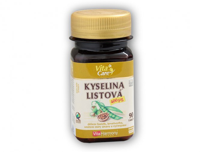 VitaHarmony Kyselina listová 400mcg 90 tablet