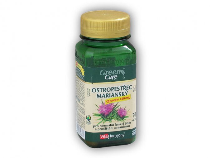 VitaHarmony Ostropestřec mariánský Silymarin 70 tablet