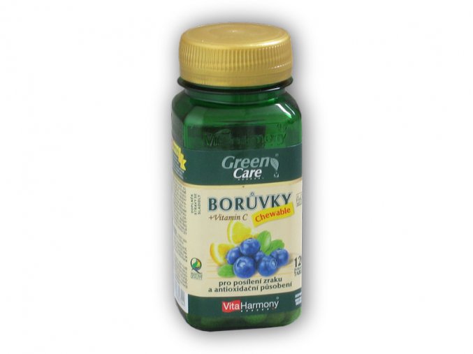 VitaHarmony Borůvky s vitaminem C Chewable 120 tablet