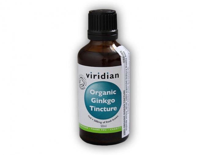 Viridian Organic Ginkgo Biloba Tincture 50ml