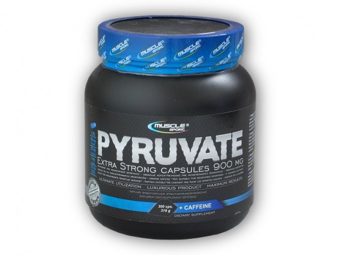 Musclesport Pyruvate extra strong 300 kapslí  + šťavnatá tyčinka ZDARMA