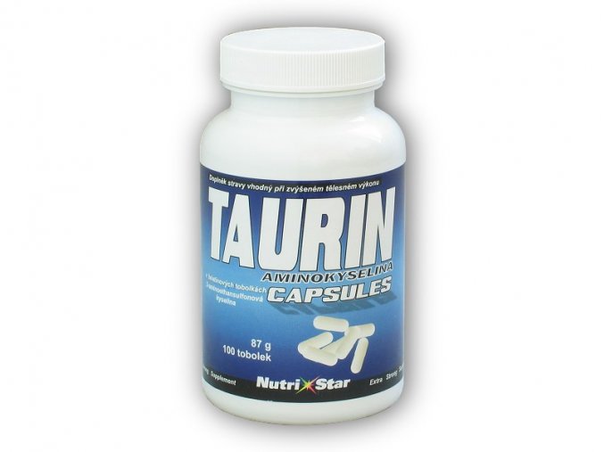 Nutristar Taurin 750 mg 100 kapslí