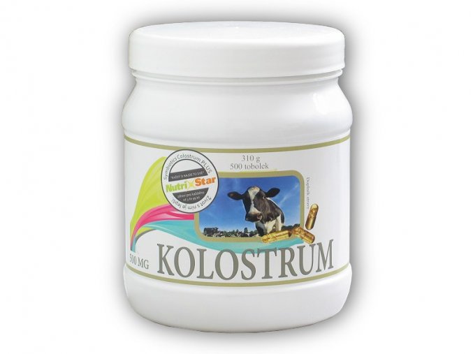 Nutristar Kolostrum 500 kapslí  + šťavnatá tyčinka ZDARMA