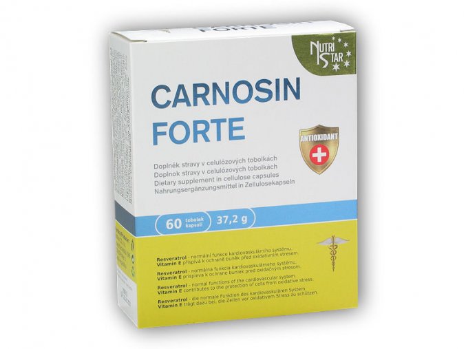 Nutristar Carnosin Forte 60 kapslí  + šťavnatá tyčinka ZDARMA