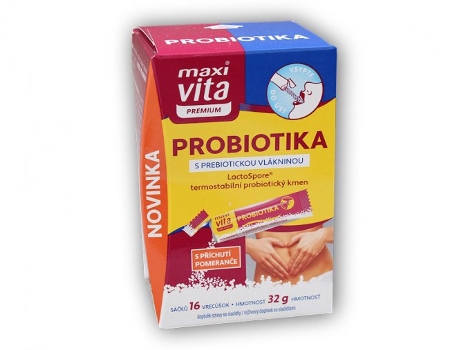 Maxivita MaxiVita premium probiotika + vitamin C 20 stick
