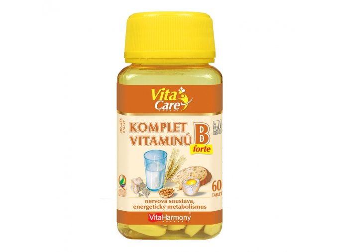 VitaHarmony Komplet vitamínů B forte 60 tablet