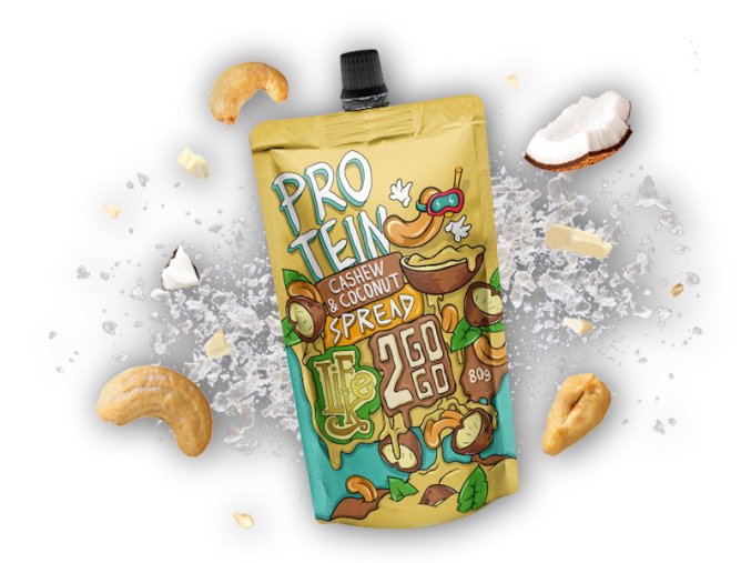 Life Like 2GOGO protein cashew coconut 80g