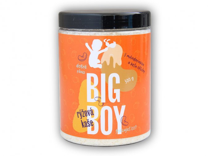 BigBoy Rýžová kaše s mandarinkou a kešu oříšky 300g