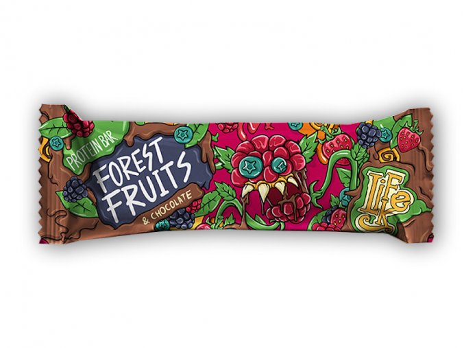 Life Like Protein bar Forest fruit chocolate 50g