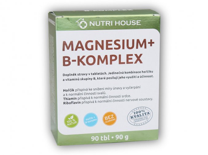 Nutri House Magnesium + B-komplex 90 tablet