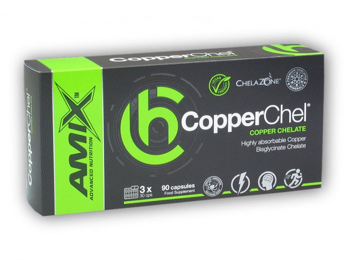 Amix ChelaZone CopperChel 90 Vcps - Copper Chelate