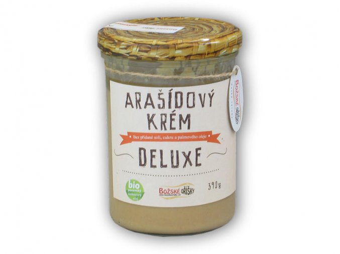 Božské oříšky Arašídový krém deluxe 390g