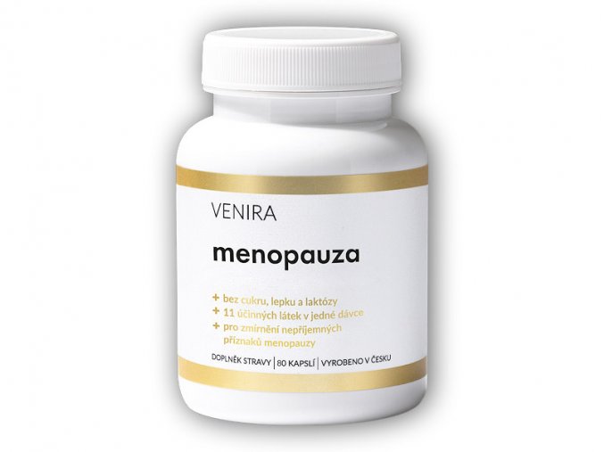 Venira Menopauza 80 kapslí  + šťavnatá tyčinka ZDARMA