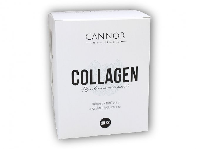 Cannor Collagen hyaluronic acid 30 sáčků nápoj  + šťavnatá tyčinka ZDARMA