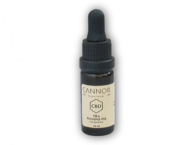 Cannor CBD konopný olej celospektrální 10% 10ml  + šťavnatá tyčinka ZDARMA