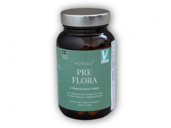 Nordbo Pre Flora (Prebiotika) 60 kapslí