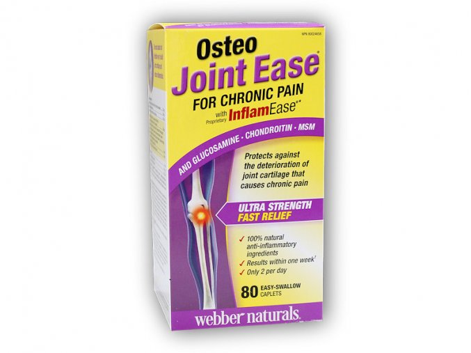 Webber Naturals Osteo Joint Ease 80 tablet  + šťavnatá tyčinka ZDARMA