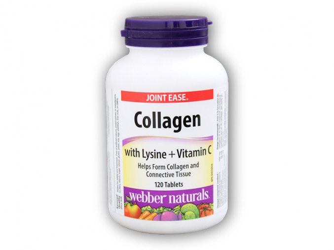 Webber Naturals Collagen + Lysine + Vitamín C 120 tablet