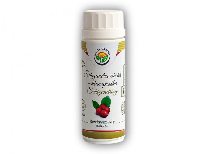 Salvia Paradise Schizandra standardizovaný extrakt 60 kapslí  + šťavnatá tyčinka ZDARMA