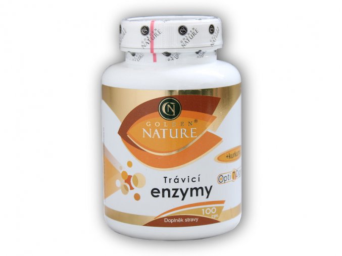 Golden Natur Trávící enzymy opti7 digest + kurkuma 100 kapslí