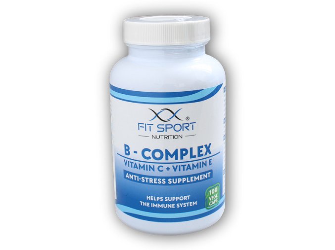 FitSport Nutrition B-Complex + Vitamin C + Vitamin E 100 vege caps