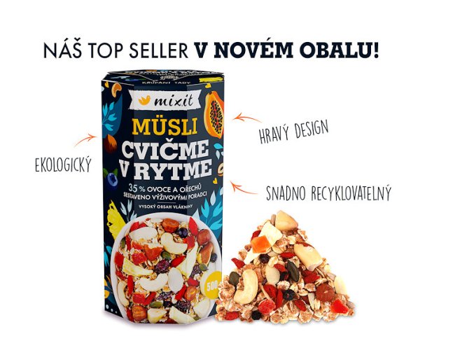 Mixit Musli - Cvičme v rytme 500g