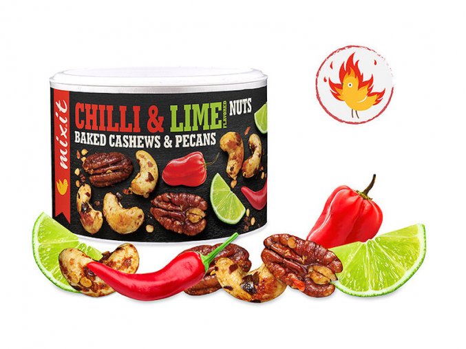 Mixit Oříšky z pece - Habanero chilli + lime 150g