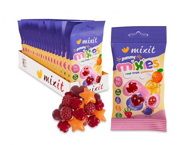 Mixit Ovocné Mixies - přírodní želé bonbony 35g
