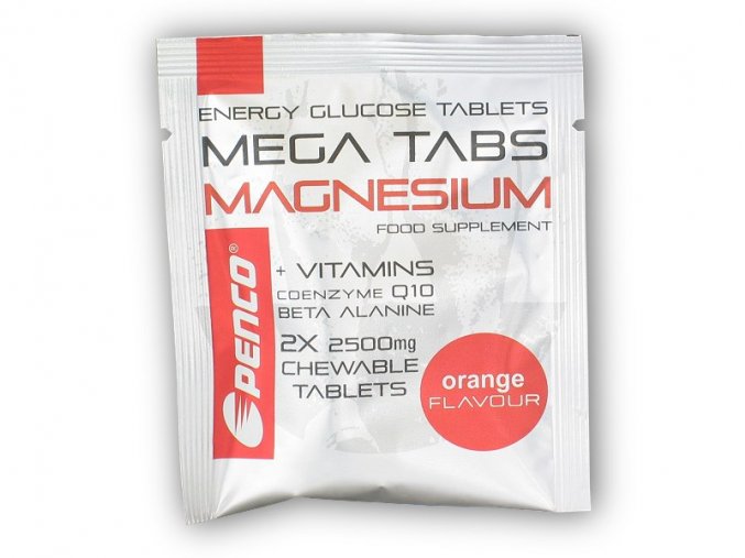 Penco Mega Tabs Magnesium 2x2500 mg pomeranč