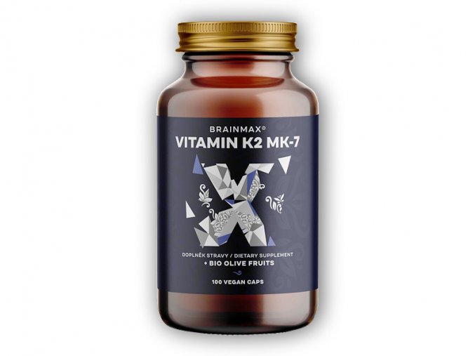BrainMax Vitamin K2 jako MK7 all-trans K2VITAL DELTA 150 mcg 100 rostlinných kapslí  + šťavnatá tyčinka ZDARMA