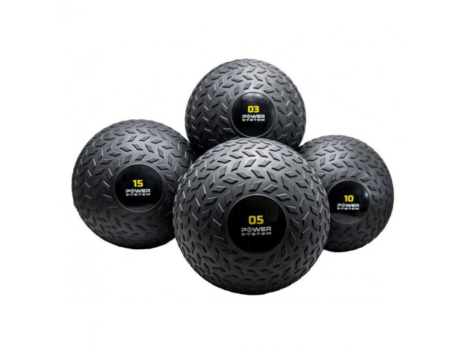 Power System Powersystem Posilovací míč SLAM BALL 10kg  + šťavnatá tyčinka ZDARMA